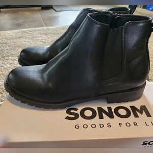 Sonoma Womens Black Boots, Size 8 Wide